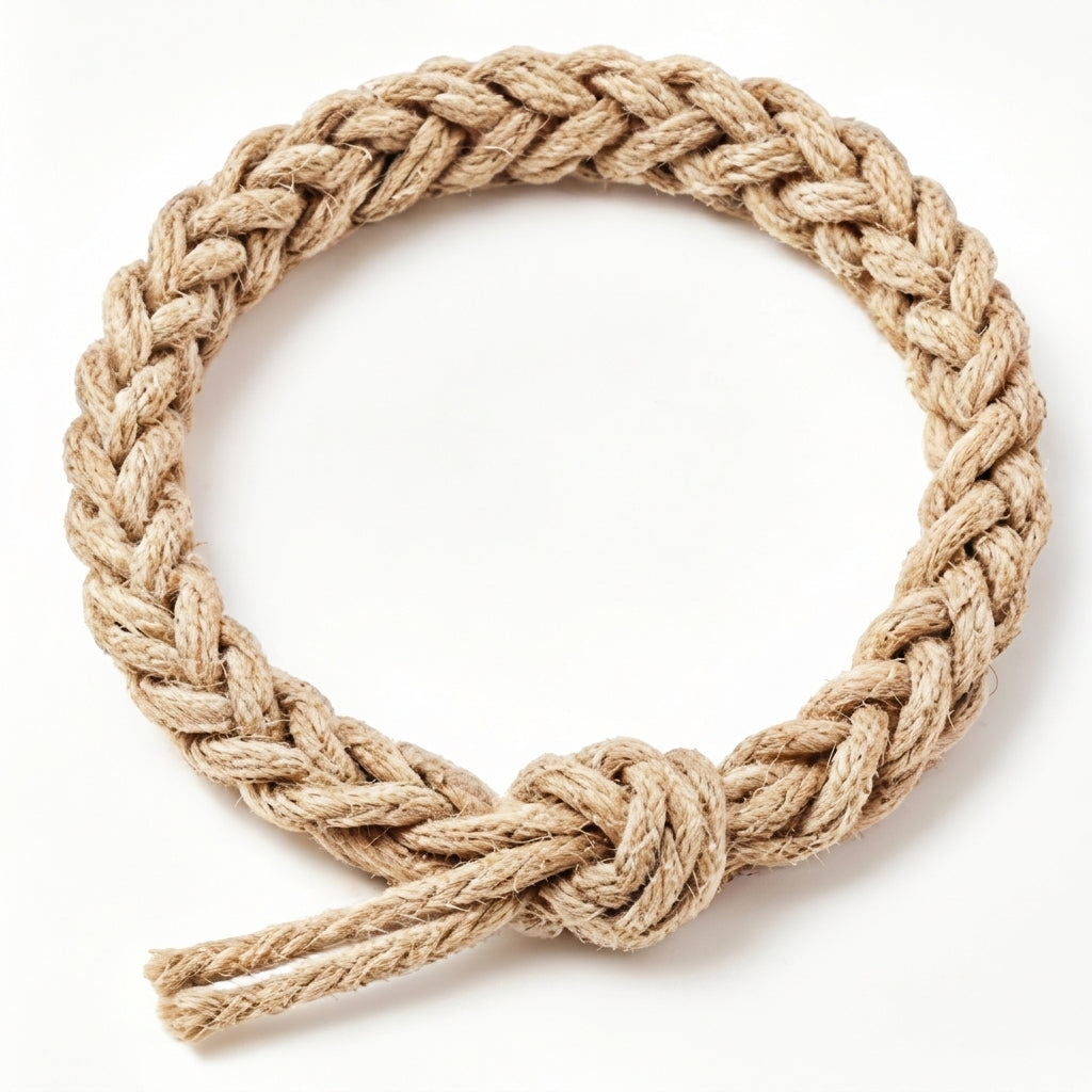 10pcs Natural Jute Braided Rope Bracelet with Knot Closure