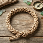 10pcs Natural Jute Braided Rope Bracelet with Knot Closure