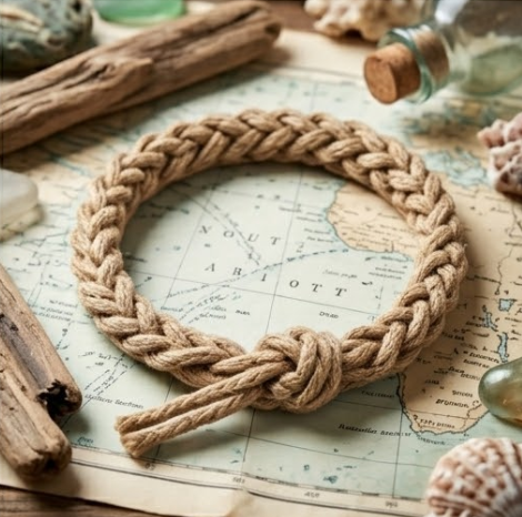 10pcs Natural Jute Braided Rope Bracelet with Knot Closure