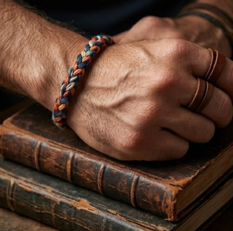 10pcs Multicolor Braided Thread Bracelet with Tassel Accent